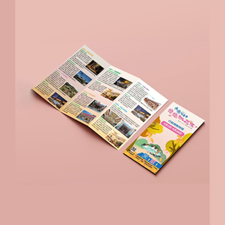 DM folded leaflet design portfolio